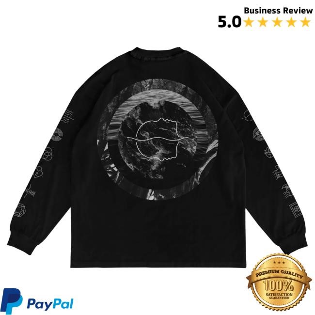 Official Spiritbox Merch Store Spiritbox Mandala Black Long Sleeve Shirt Spirit Box