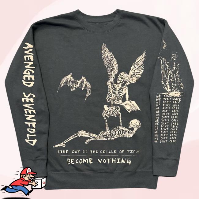 Official Avenged Sevenfold Merch A7xworld Store A7x World Become Nothing Hooded Sweatshirt AvengedSevenfold Shop