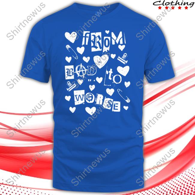 Misery Worldwide Merch From Bad To Worse Graphic Print Shirts