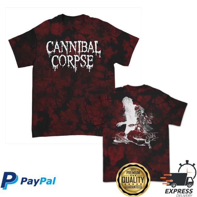 Official Cannibal Corpse Merch Ritual Annihilation Bloodlet Dye New Shirt