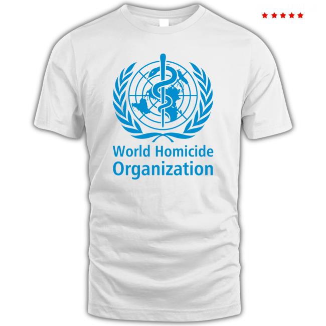 Official WHO Logo World Homicide Organization Crewneck Sweatshirt