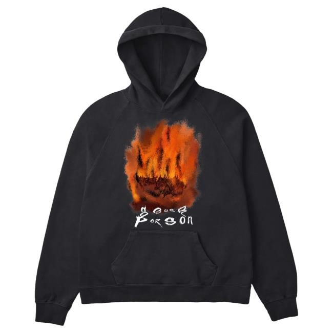 Official Sewerperson Burned Village Popover Hoodie