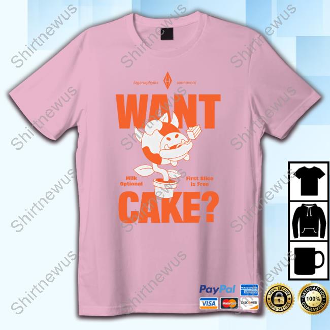 Official Sims 4 Merch Store Want Cake Shirt