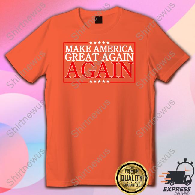 Donald Trump Jr. Make America Great Again Again Long Sleeve Tee