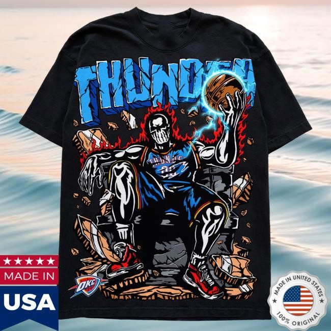 Thunder Throne Tees - Black | Warren Lotas Official NBA
