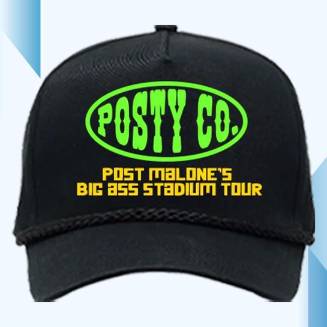 Post Malone Big Ass Stadium Tour Black Cap