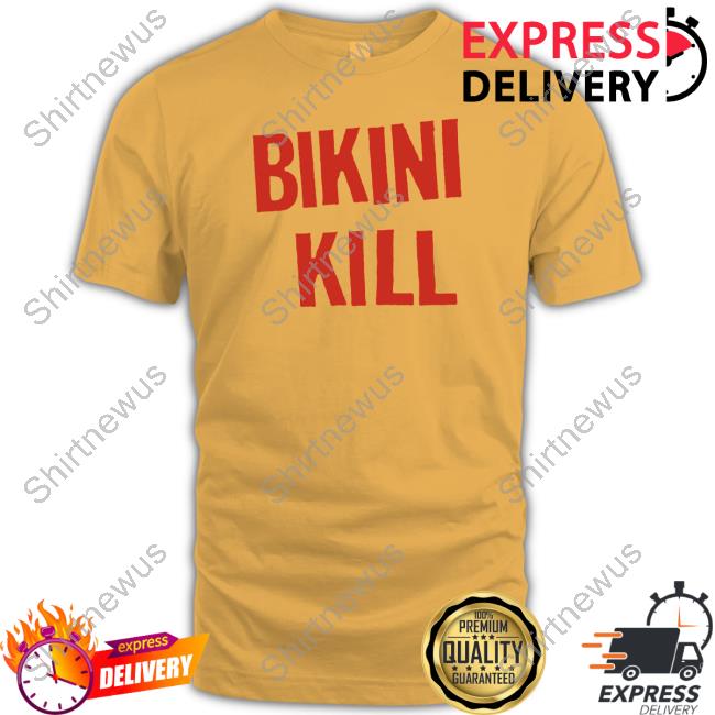 Official Bikini Kill Merch Bikini Kill Flyer Tee