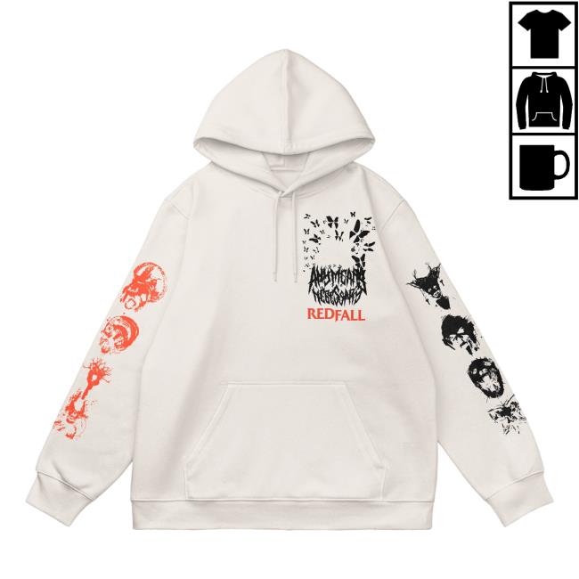 Official Any Means Necessary Clothing Blooderfly Redfall Hooded Sweatshirt Sandshell