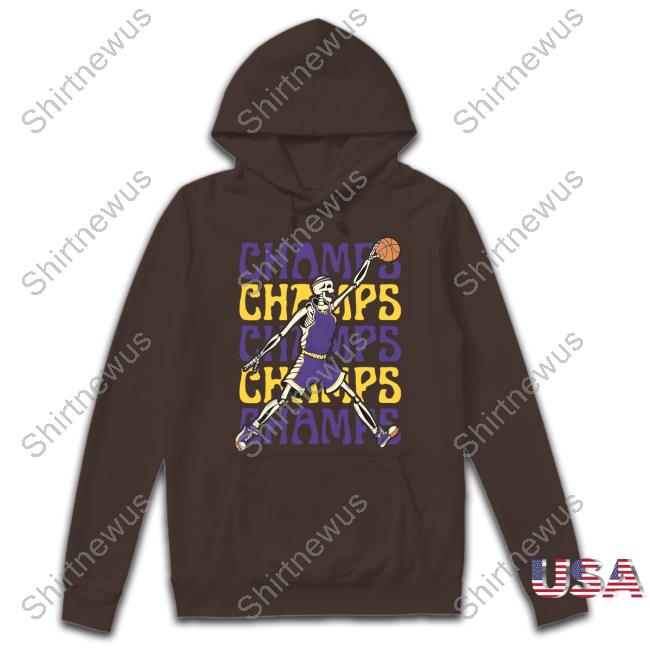 Official Barstool Sports Store Skeleton Champs Baton Rouge Tee