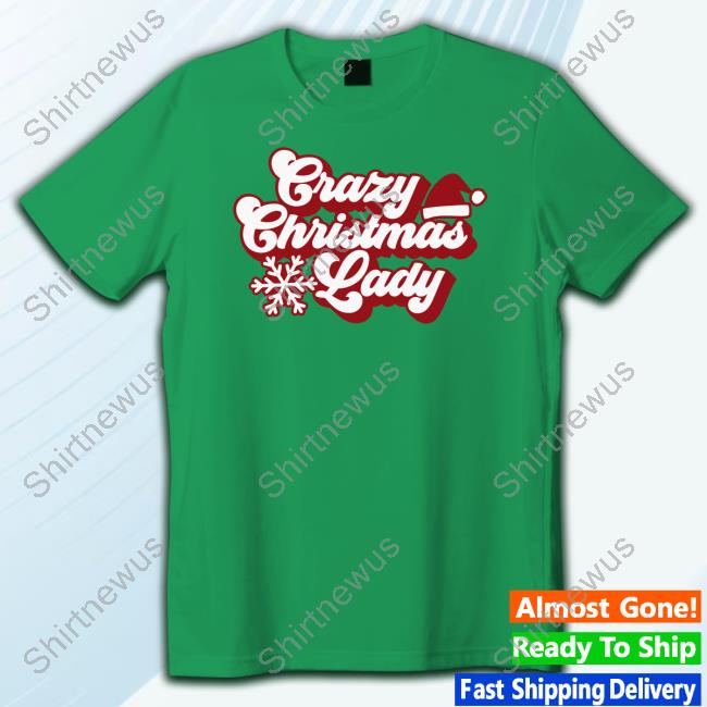 Hillbillies Apparel Merch Crazy Christmas Lady Hoodie