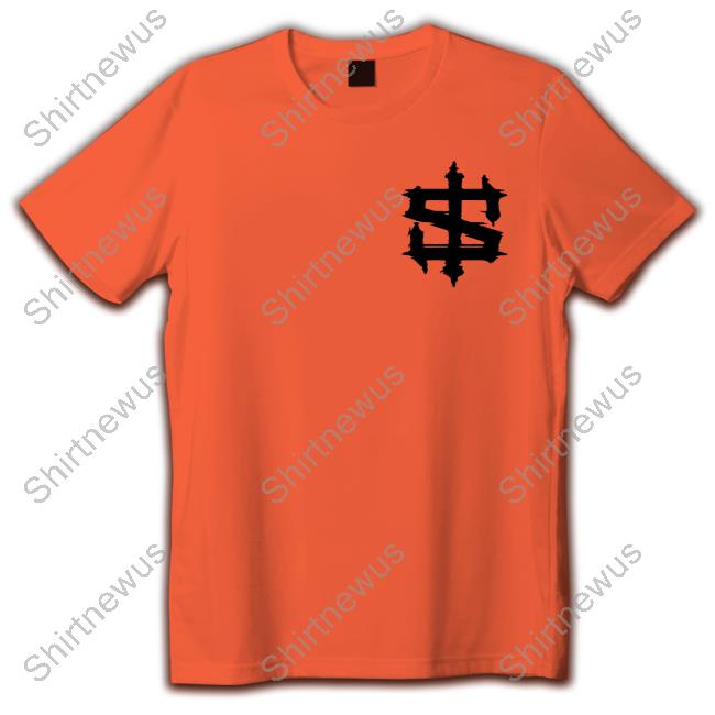 Official Iron Sanctuary Merch Iron Sanctuary Big Logo Orange Shirt