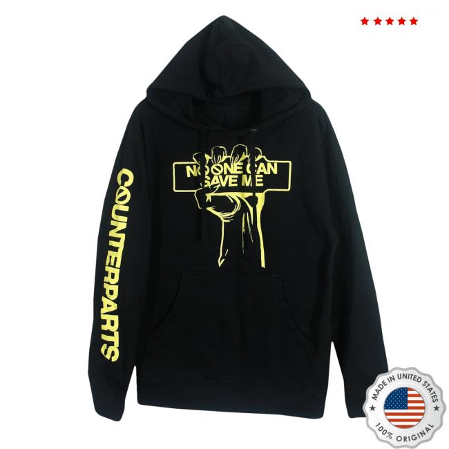 Official Counterparts Merch Save Me Black Hooded