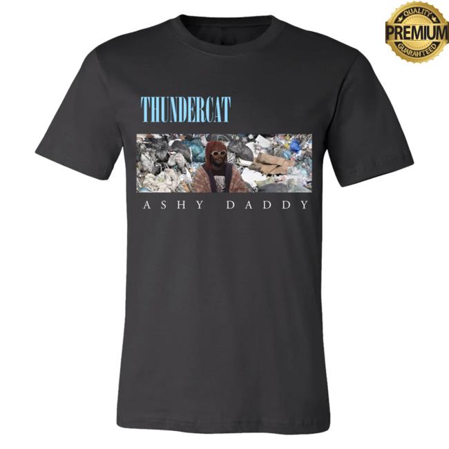 Official Thundercat Merch Thundercat Ashy Daddy T Shirt Theamazingthundercatstore