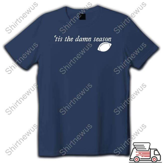 Official Brooke Pryor 'Tis The Damn Season Football T Shirt