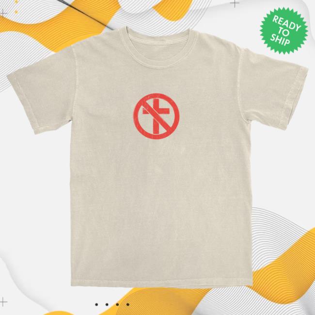 Official Kings Road Merch Store Bad Religion Spray Crossbuster Tees (Ivory) BadReligion Kings Road Shop