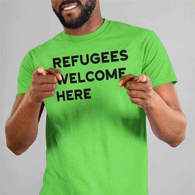 Refugees Welcome Here Tee
