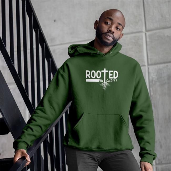 Rooted In Christ Hooded Sweatshirt Andreas Fagerbakke