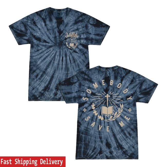 Official Jelly Roll Merch Save Me Tie Dye Tee
