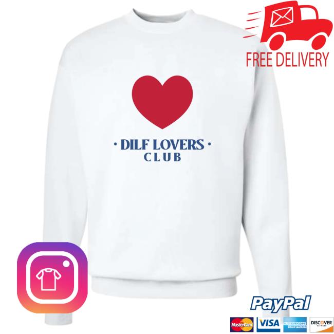 Official SadieCrowell Merch Sadie Crowell Dilf Lovers Club White Hoodies