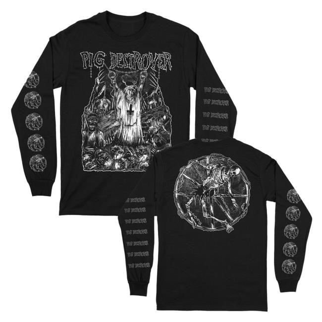 Official Kings Road Merch Store Pig Destroyer Nun | Long Sleeve T-Shirts Kings Road Shop