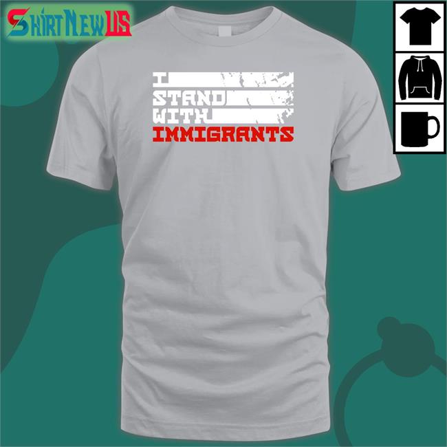 Allen Orr Jr. Esq I Stand With Immigrants Long Sleeve Tee Ameshia Cross