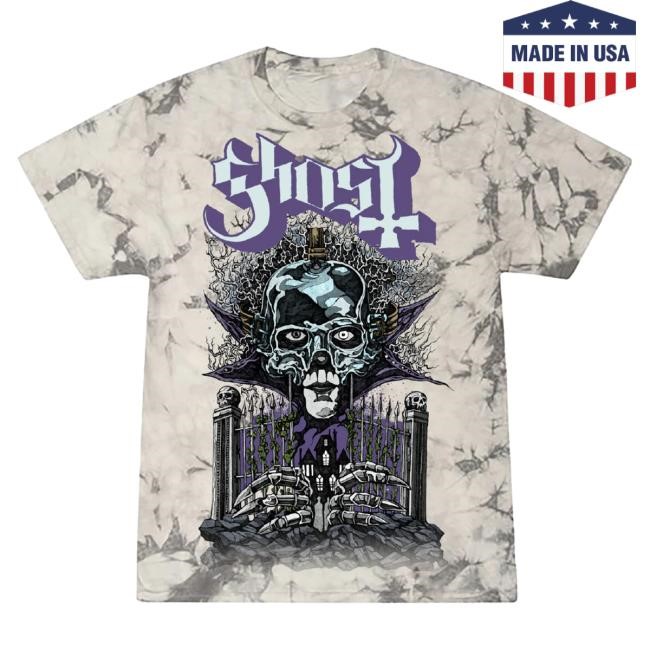 Official Ghost Merch Store Ghost Band Rock At The Gates Crystal Shirts