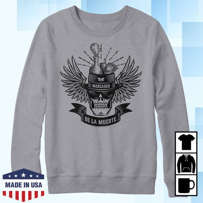 Official Breaking Bad Store Merch De La Muerte Gray Hood from Breaking Bad