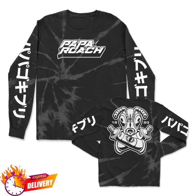 Official Papa Roach Mascot Pest Sweater Black Dye Paparoach
