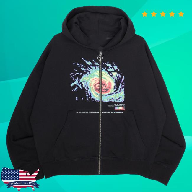 Official Moda3 Jungles Spiralling Full Zip Popover Sweatshirt