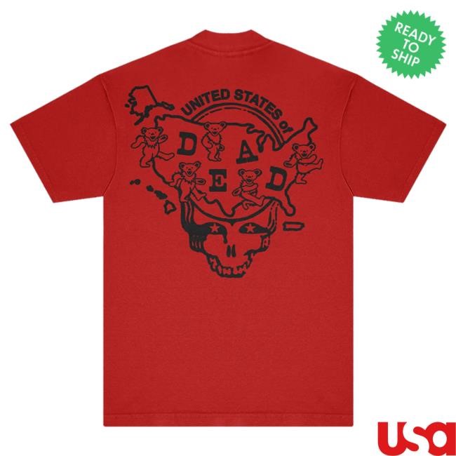 Grateful Dead Alabama United States of Dead Tees | Grateful Dead Merch Store Official