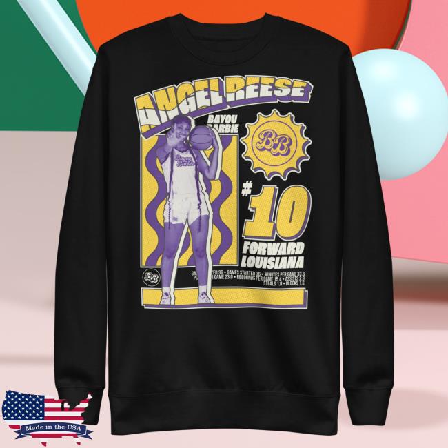Official Angel Reese Merch Store Angel Reese "Retro" Crewneck Angel Reese Apparel Clothing Shop