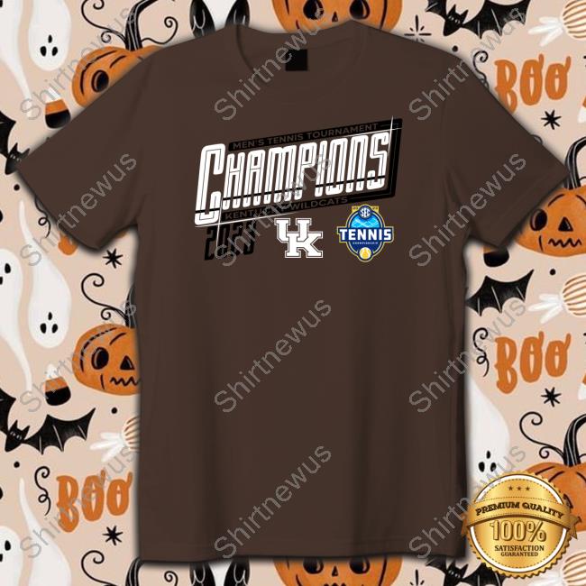 Official NCAA Shop Kentucky Wildcats 2023 Sec Men's Tennis Tournament Champions T-Shirt