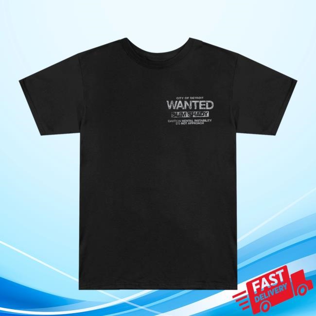 Eminem TDOSS Wanted Poster Tee Eminem Merch Shop