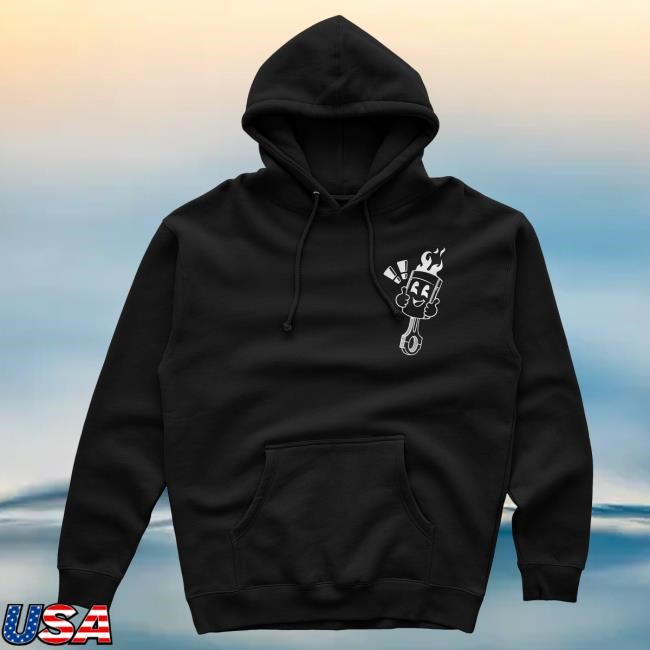 Official PrizzaMike Merch Built / Blown Black Popover Hoodie