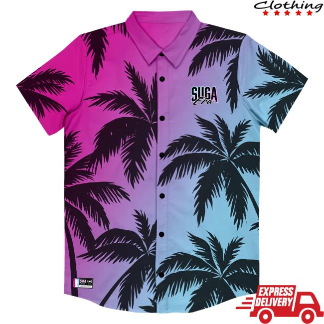Official Suga Sean Merch Store Mr. Miami Button Up Tee The Suga Shop Sugashop