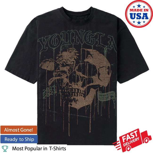 4116 - Floral Skull Shirt Youngla