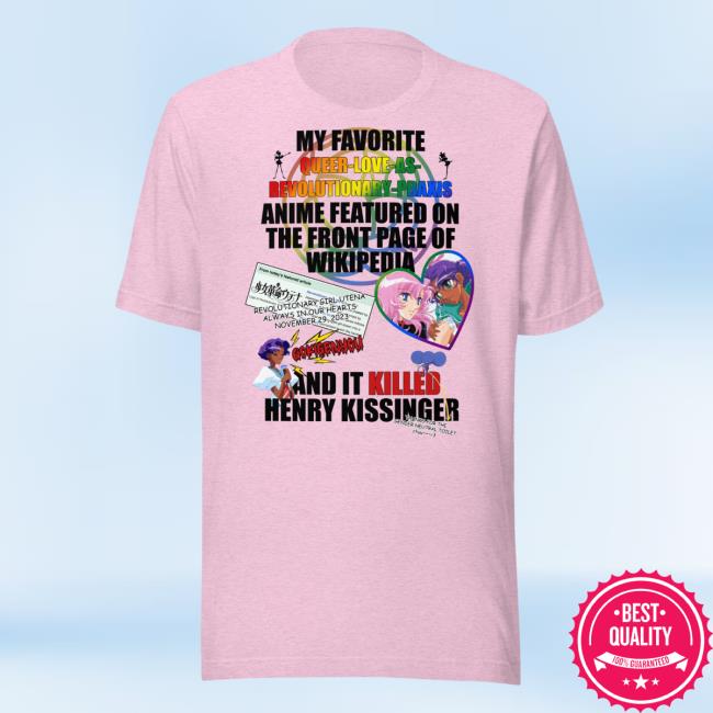 Empty Movement Did Utena’S Wikipedia Feature Kill Henry Kissinger Long Sleeve T Shirt