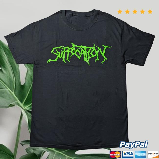 Official Night Shift Merch Indie Merch Store Suffocation - Logo Attractive Shirt Green Nightshiftmerch Indiemerchstore