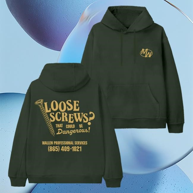 Official Morgan Wallen Merch Store Morgan Wallen Loose Screws Hoodies Morgan Wallen Apparel Clothing Shop MorganWallen