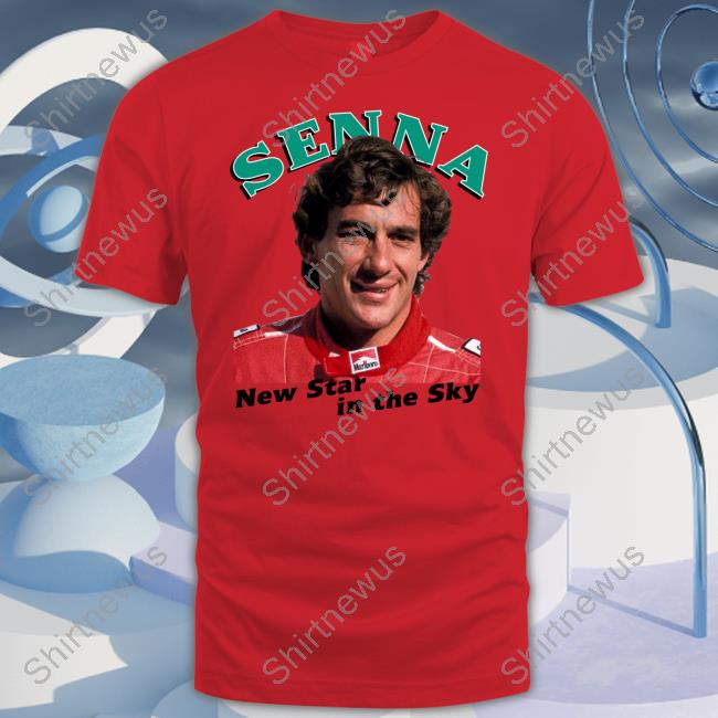 Senna New Star In The Sky T Shirt Lewis Hamilton Ayrton Senna New Star In The Sky Tee