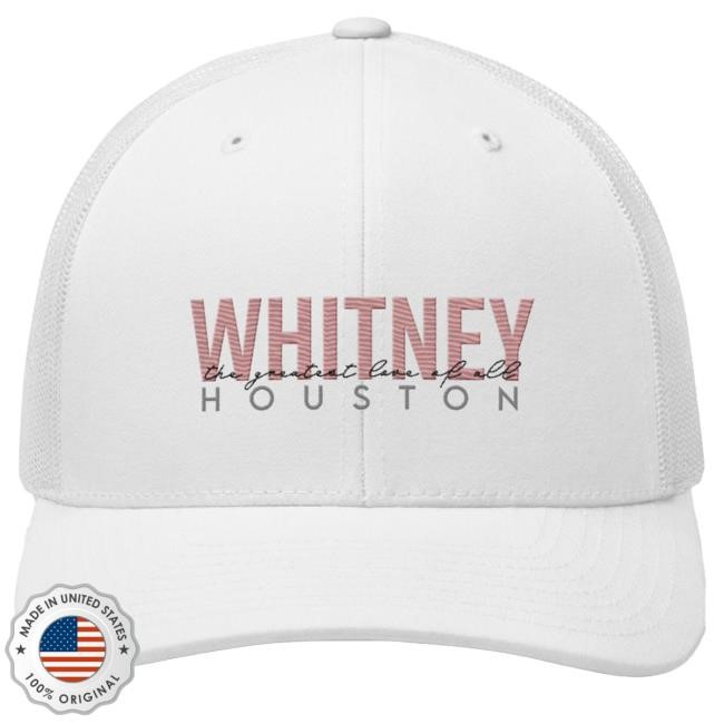 Official Whitney Houston Clothing Whitney Houston The Greatest Love Embroidered Hat