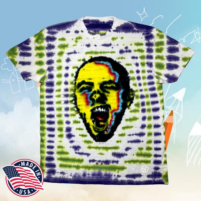 The Tie Dye Company Mac Top Shirt Purple/Green