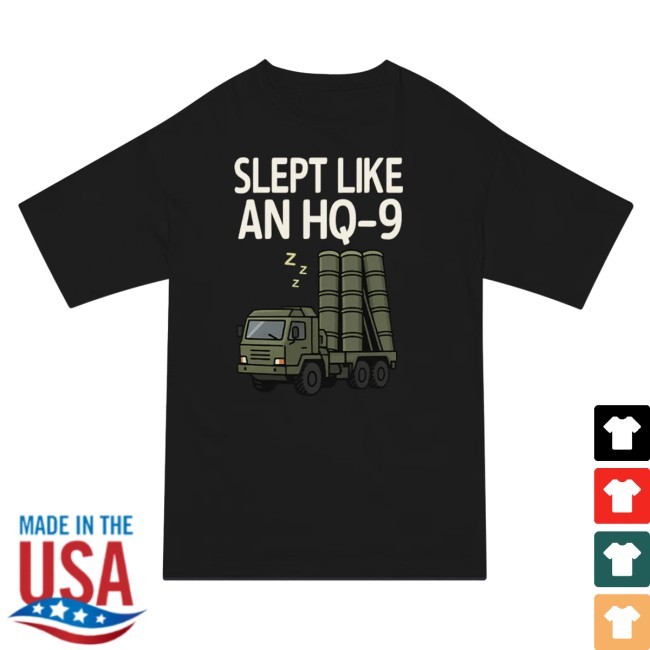 Official Slept Like An Hq-9 Oversized Shirt Kadak