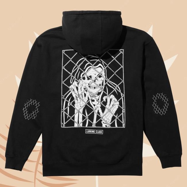 Official Lurking Class Trapped Hoodies - Black