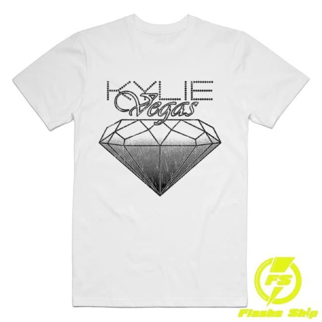 Kylie Minogue Kylie Vegas B&W Tee Kylie Minogue Merch
