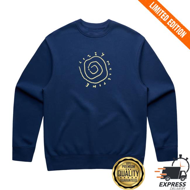 Lizzy McAlpine Merch Store Navy Vortex Sweatshirt | Official Lizzy McAlpine