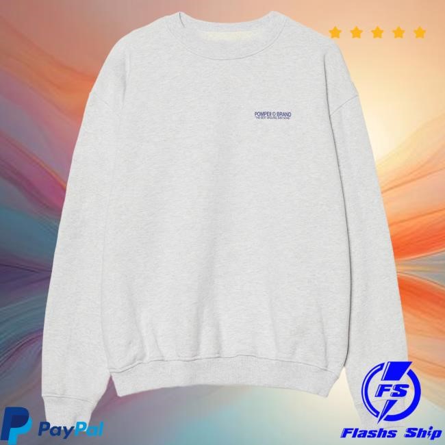 Creative Agency Light Grey Mellange Relaxed Sweatshirts | Buy Official Pompeii Apparel