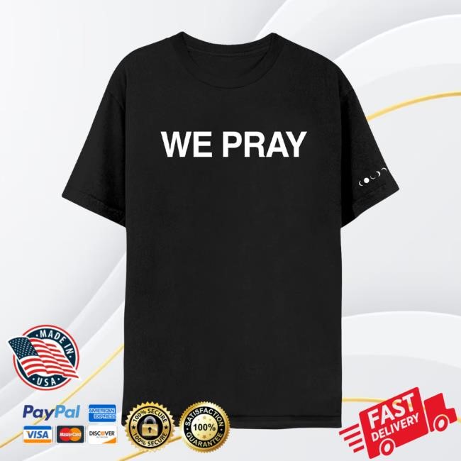 We Pray S/S Tee Coldplay Moon Music