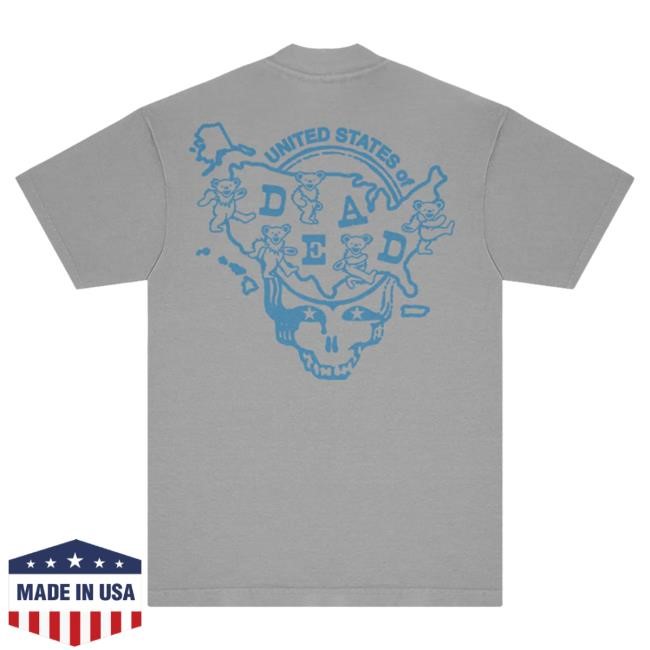 Grateful Dead Nevada United States of Dead T Shirt | Grateful Dead Merch Store Official