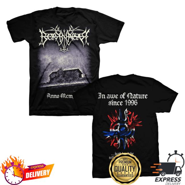 Official Kings Road Merch Store Borknagar Anniversary T-Shirts (Black) Kings Road Shop